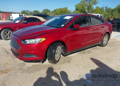 2014 Ford Fusion S из США, поврежденный, VIN 3FA6P0G74ER118882